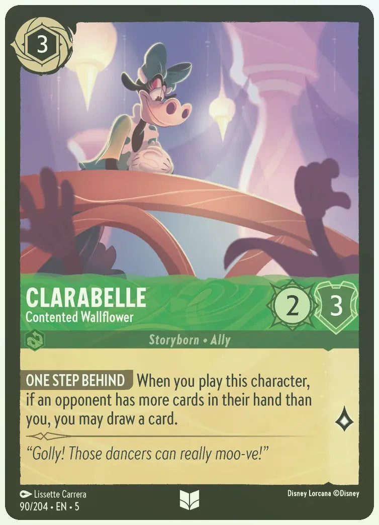 Clarabelle - Contented Wallflower Foil