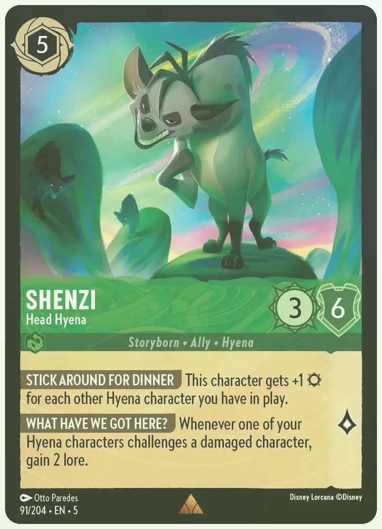 Shenzi - Head Hyena Foil