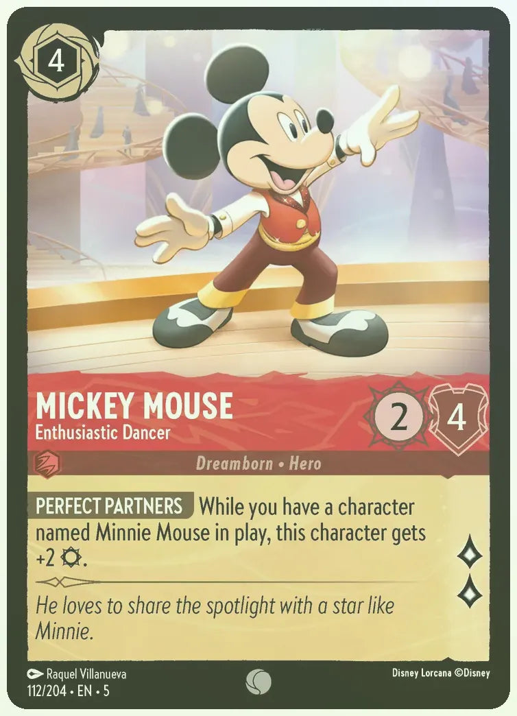 Mickey Mouse - Enthusiastic Dancer Foil