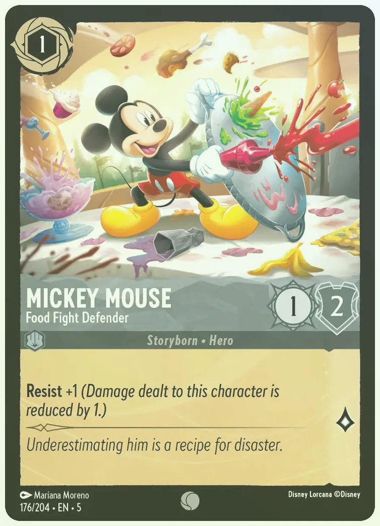 Mickey Mouse - Food Fight Defender Foil
