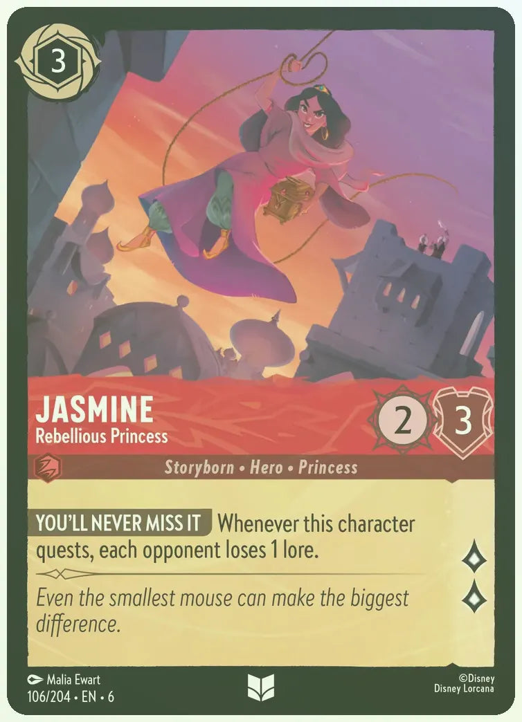 Jasmine - Rebellious Princess Foil