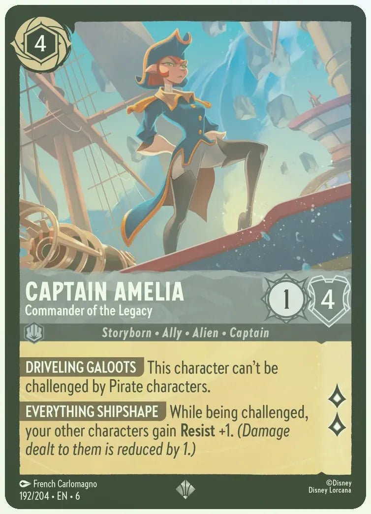 Captain Amelia - Commander of the Legacy Foil