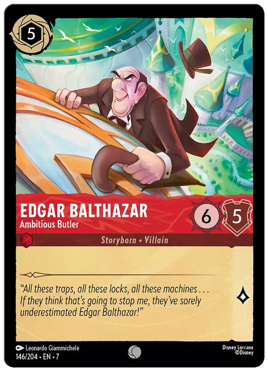 Edgar Balthazar - Ambitious Butler