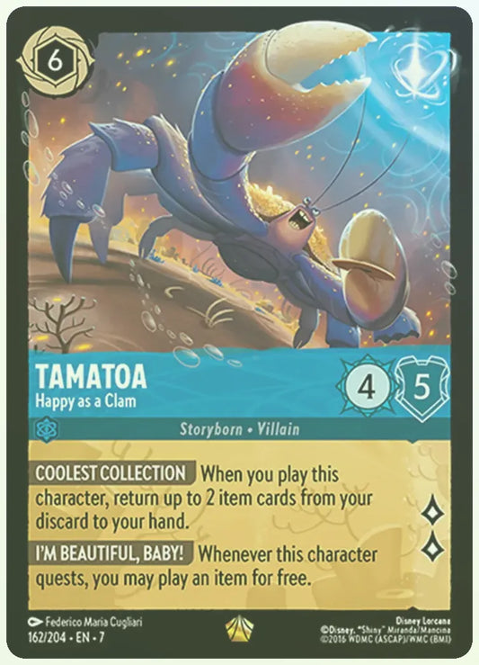Tamatoa - Happy as a Clam Foil