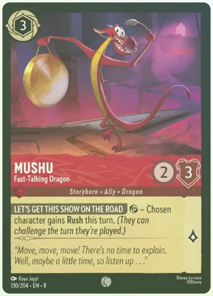 Mushu - Fast-Talking Dragon Foil