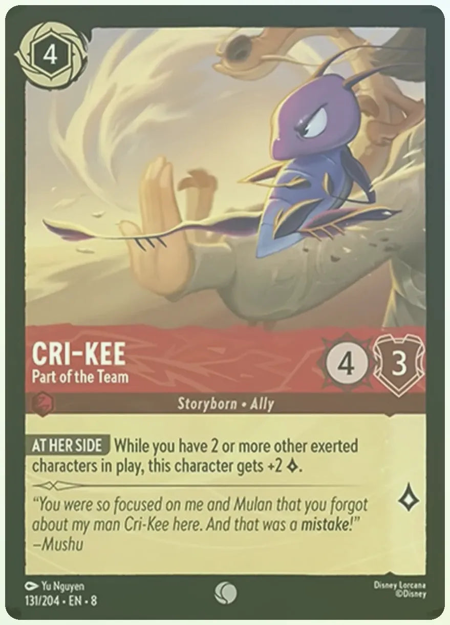 Cri-Kee - Part of the Team Foil