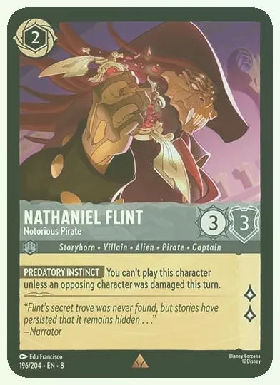 Nathaniel Flint - Notorious Pirate Foil