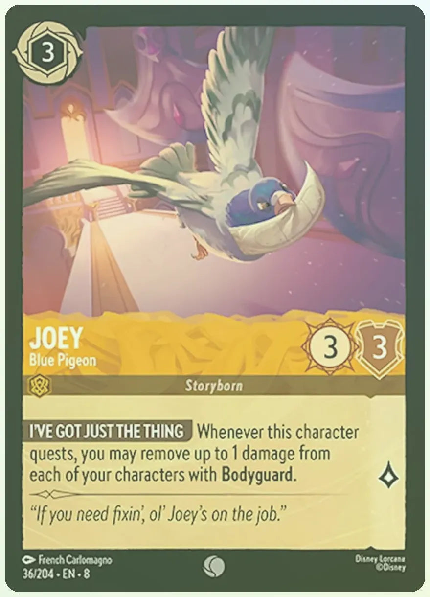 Joey - Blue Pigeon Foil