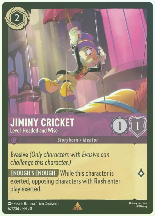 Jiminy Cricket - Level-Headed and Wise Foil