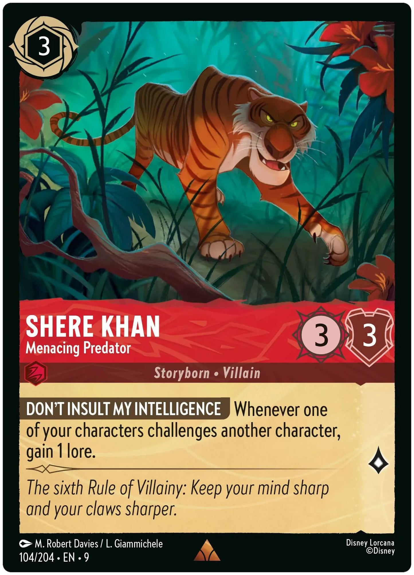 Shere Khan - Menacing Predator