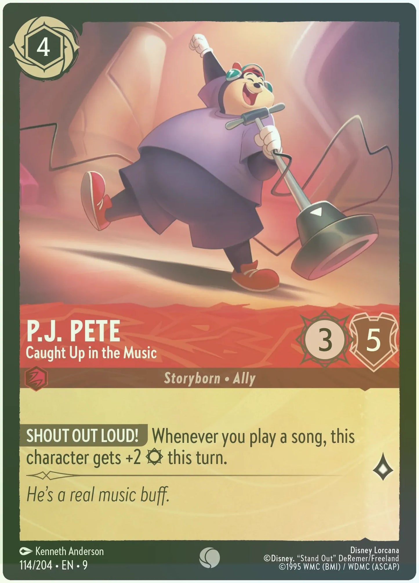P.J. Pete - Caught Up in the Music Foil