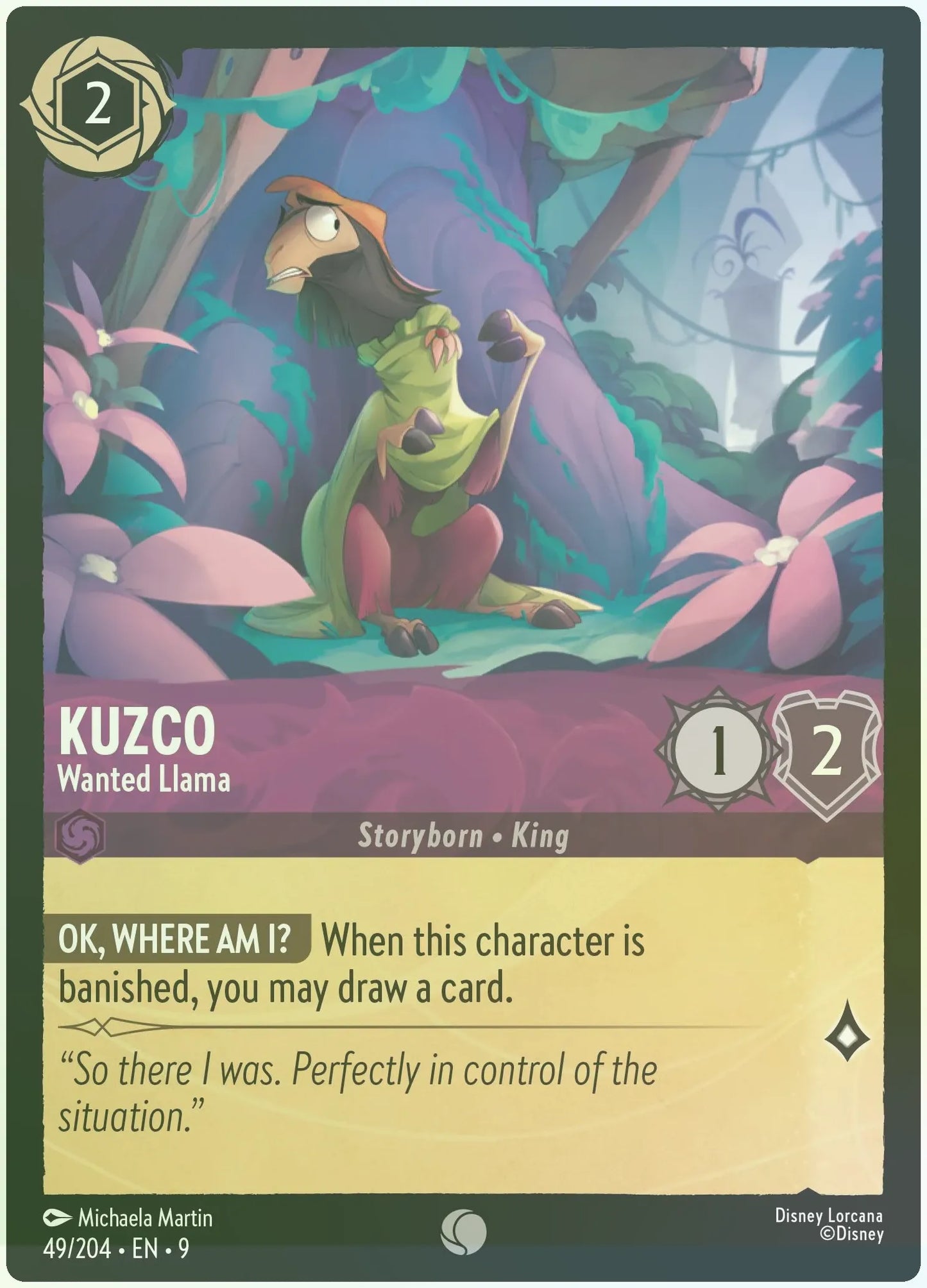 Kuzco - Wanted Llama Foil