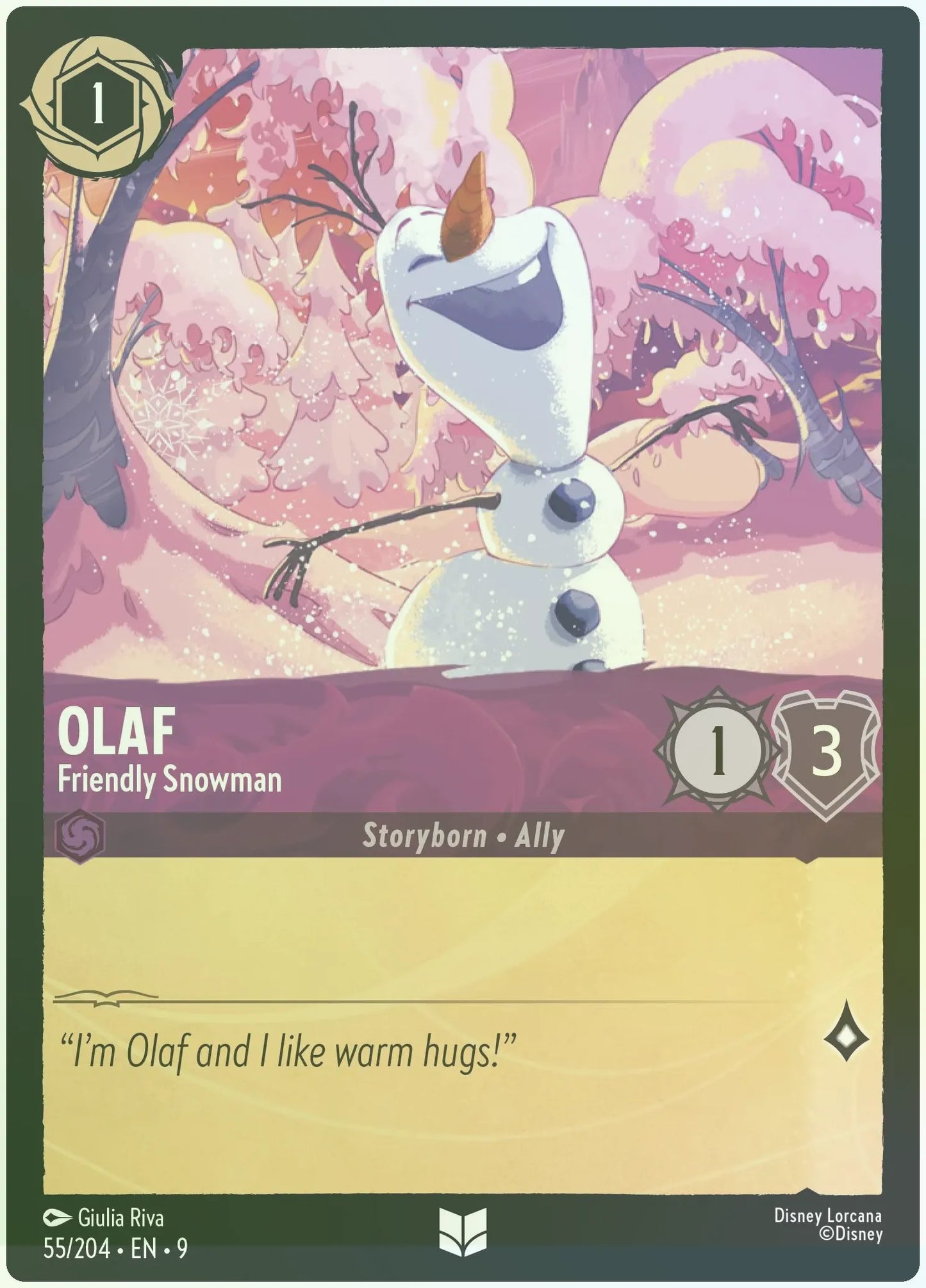 Olaf - Friendly Snowman Foil