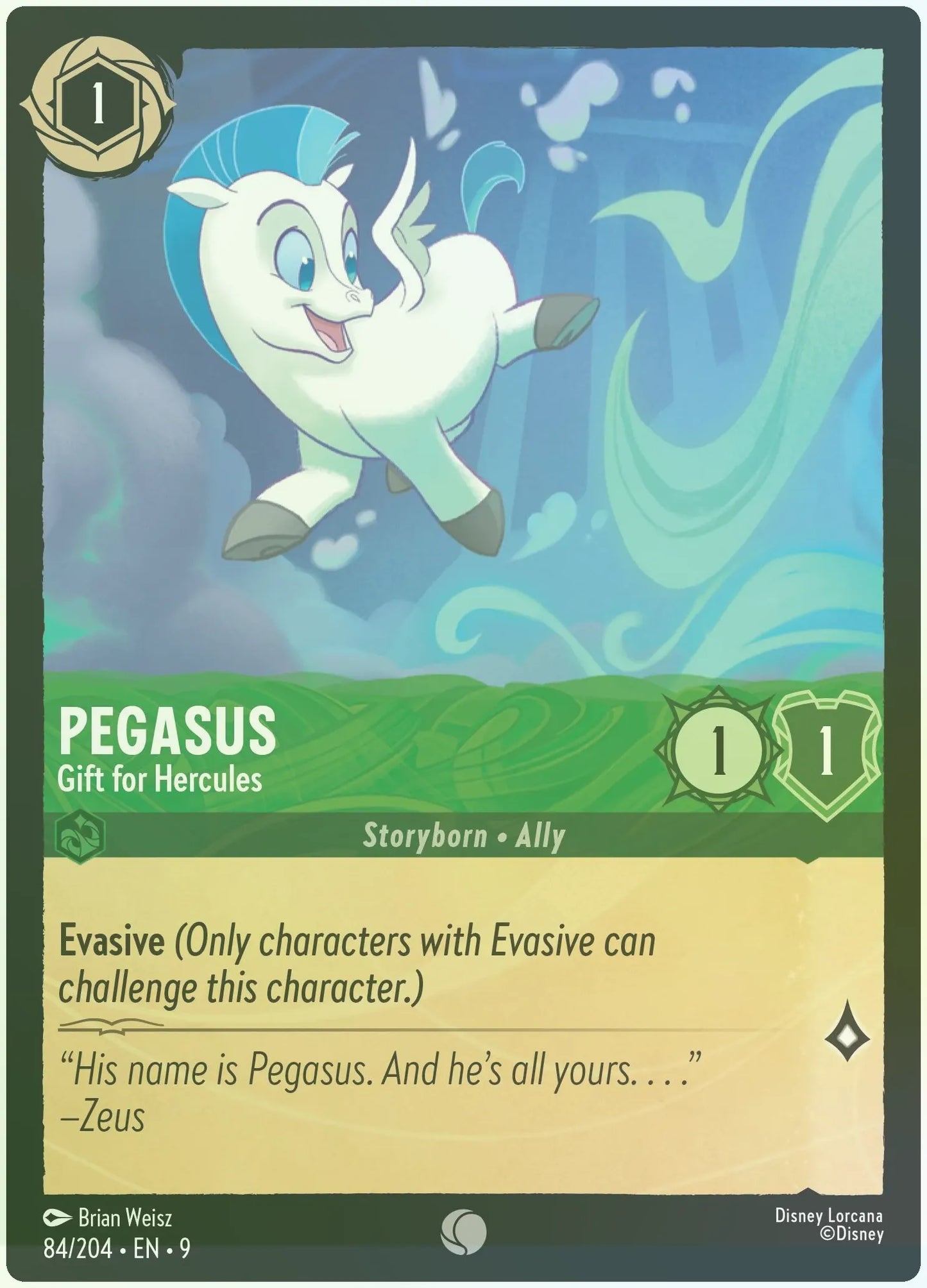 Pegasus - Gift for Hercules Foil