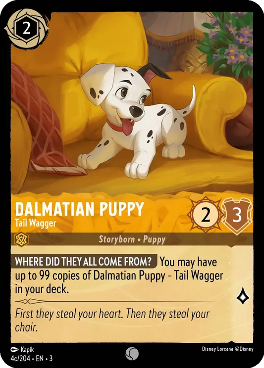 Dalmatian Puppy - Tail Wagger 4c
