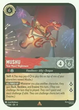 Mushu - Your Worst Nightmare Foil