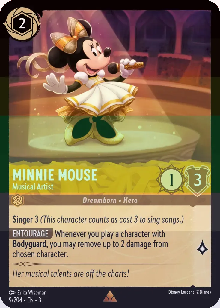 Minnie Mouse - Musical Artist Foil