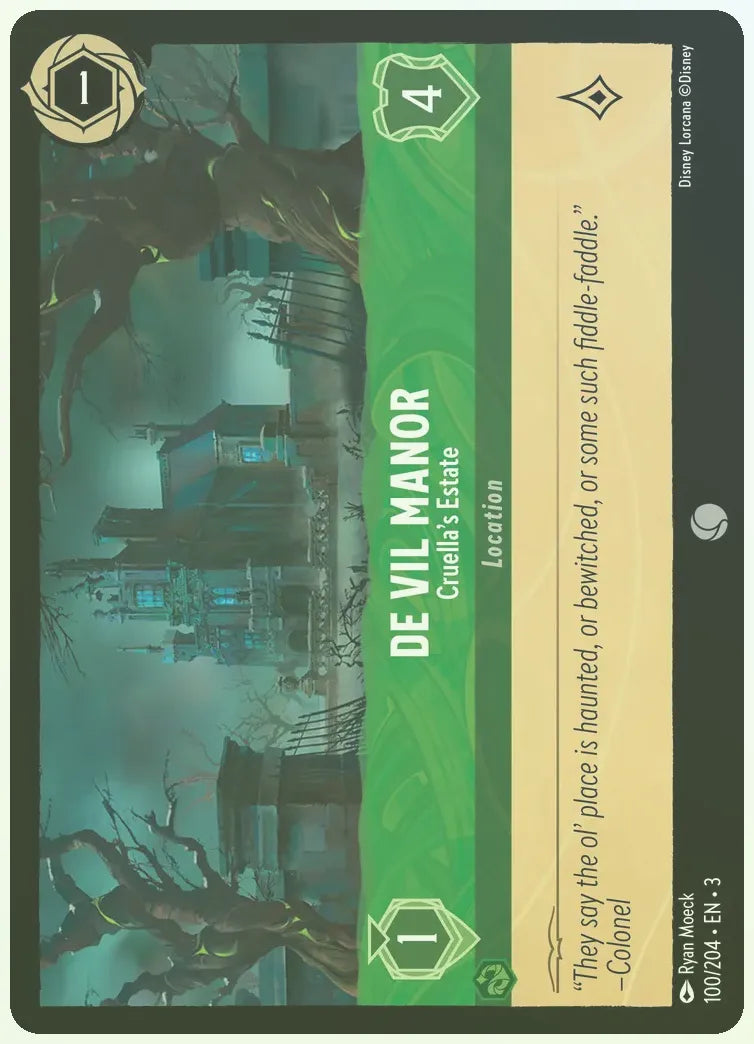 De Vil Manor - Cruella's Estate Foil