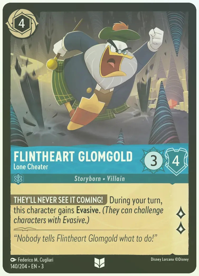 Flintheart Glomgold - Lone Cheater Foil