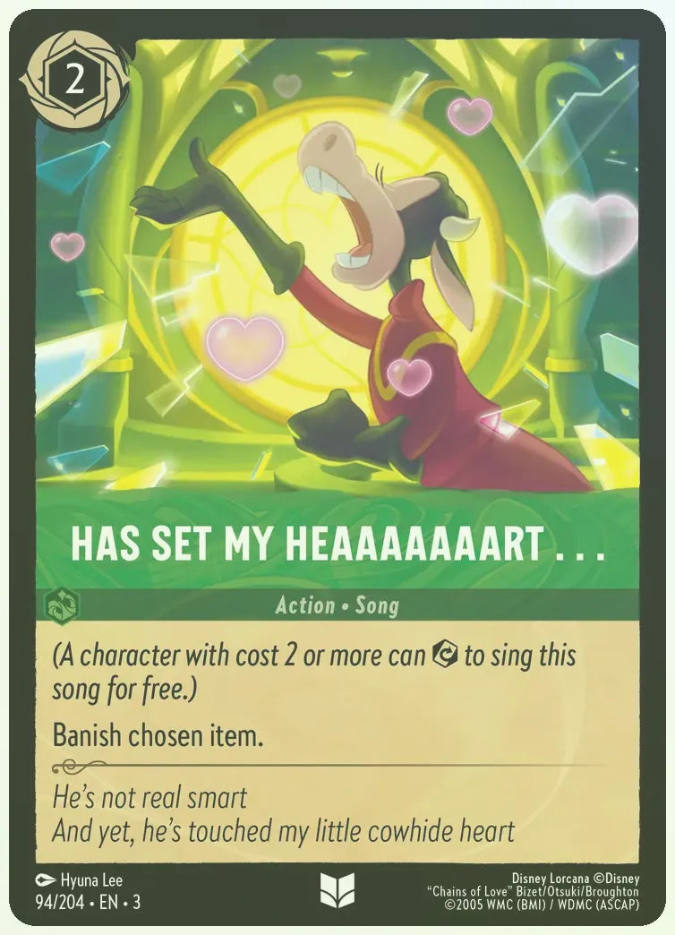 Has Set My Heaaaaaaart… Foil