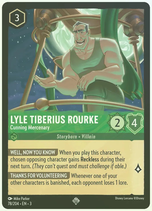 Lyle Tiberius Rourke - Cunning Mercenary Foil