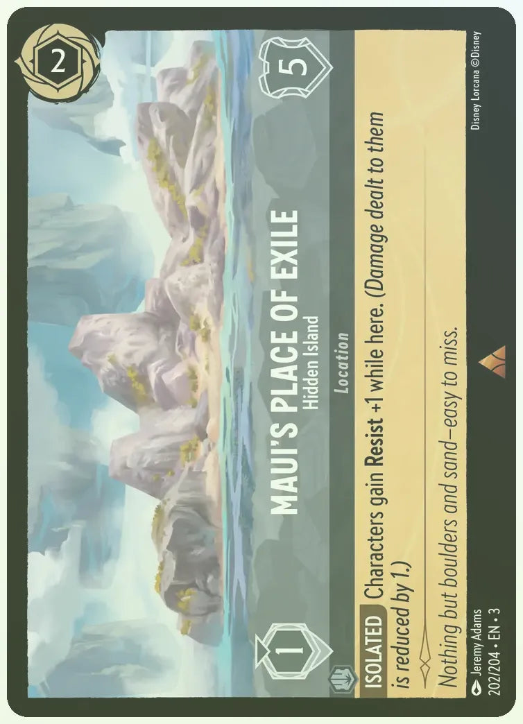 Mauis Place of Exile - Hidden Island Foil