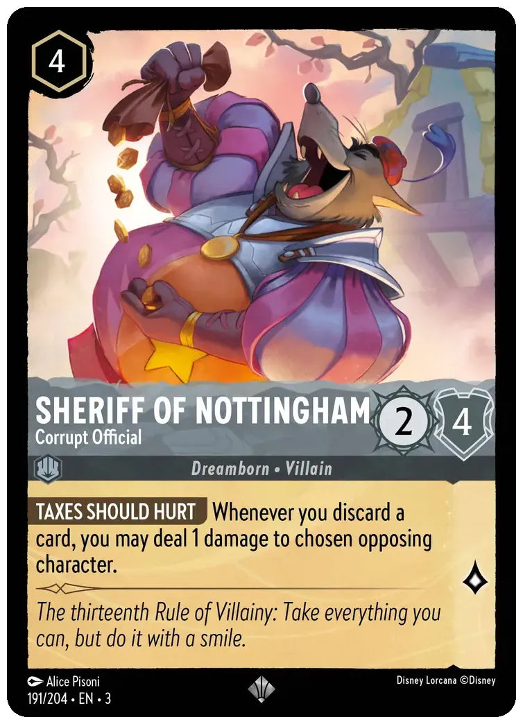 Sheriff of Nottingham - Corrupt Official