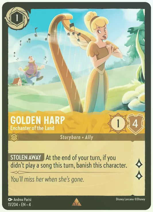 Golden Harp - Enchanter of the Land Foil