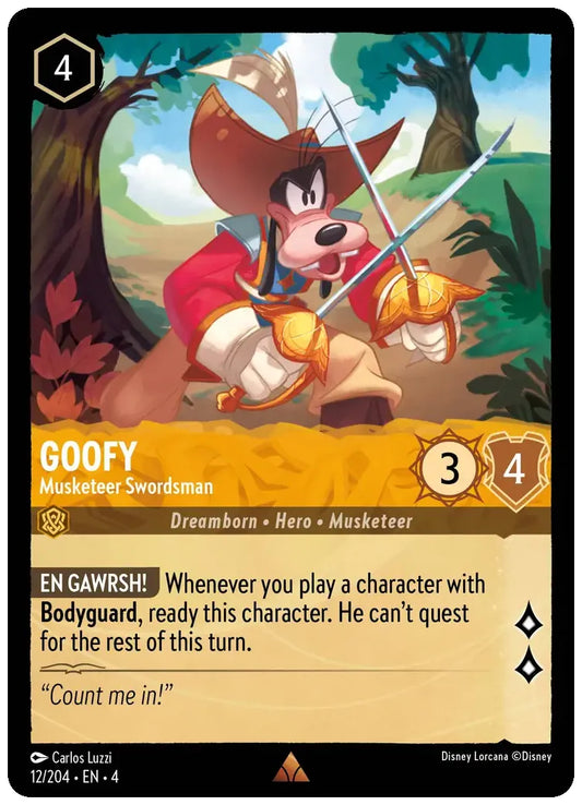 Goofy - Musketeer Swordsman