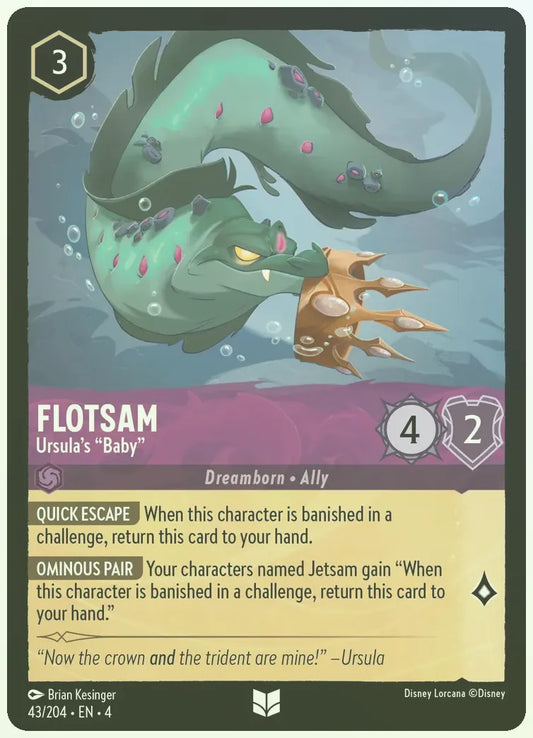 Flotsam - Ursula's "Baby" Foil