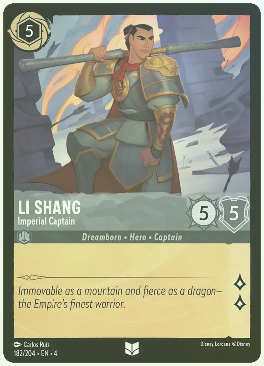 Li Shang - Imperial Captain Foil