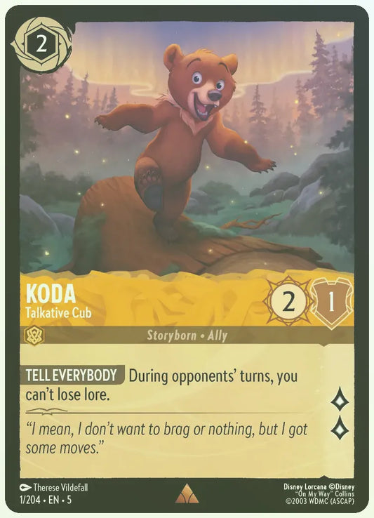 Koda - Talkative Cub Foil
