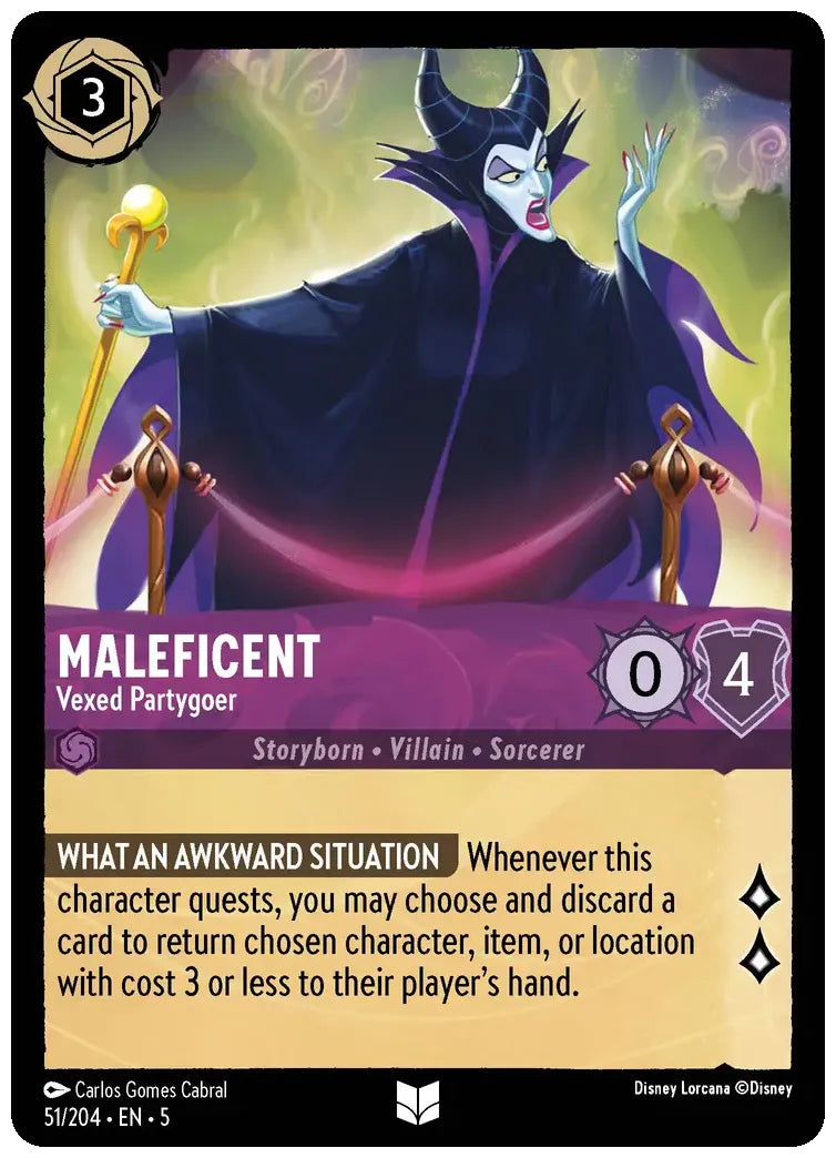 Maleficent - Vexed Partygoer