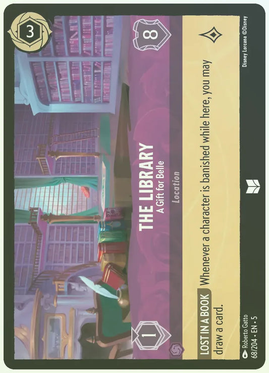 The Library - A Gift for Belle Foil