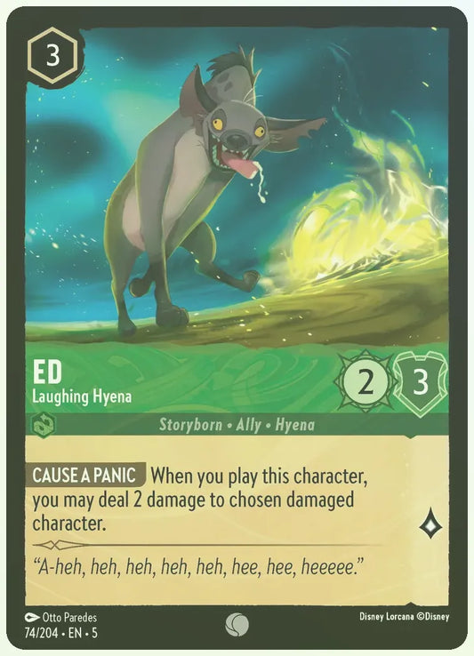 Ed - Laughing Hyena Foil