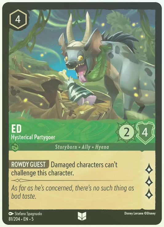Ed - Hysterical Partygoer Foil