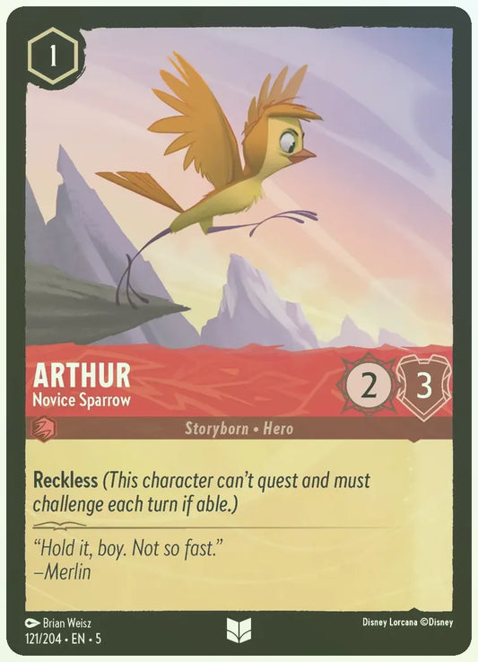 Arthur - Novice Sparrow Foil