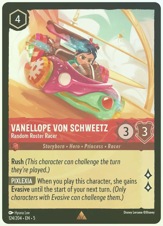 Vanellope Von Schweetz - Random Roster Racer Foil