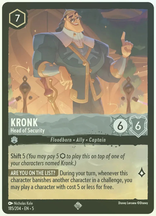 Kronk - Head of Security Foil