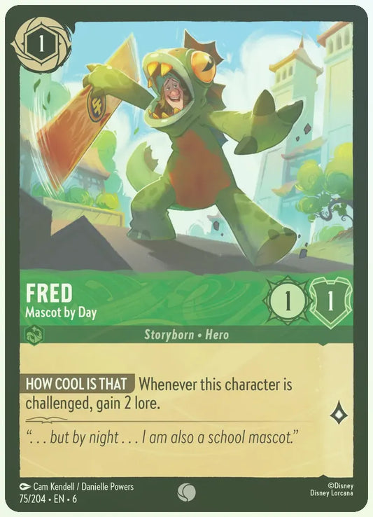 Fred - Mascot by Day Foil