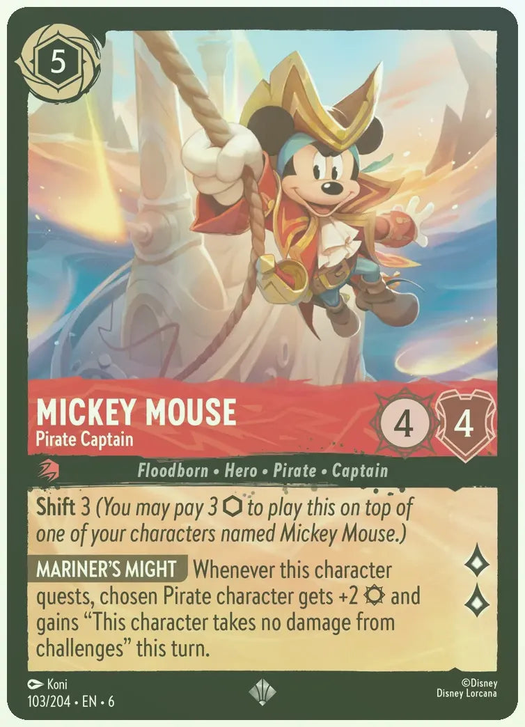 Mickey Mouse - Pirate Captain Foil