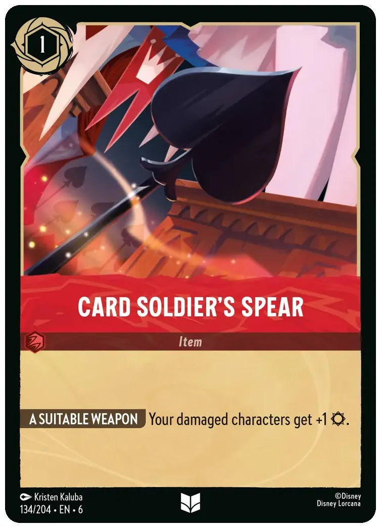 Card Soldiers Spear