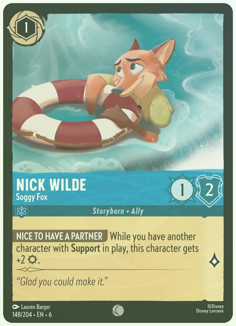 Nick Wilde - Soggy Fox Foil