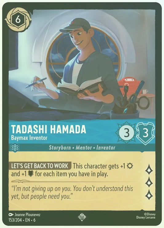 Tadashi Hamada - Baymax Inventor Foil