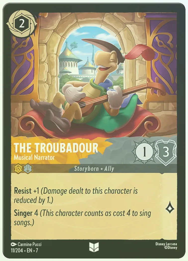 The Troubadour - Musical Narrator Foil