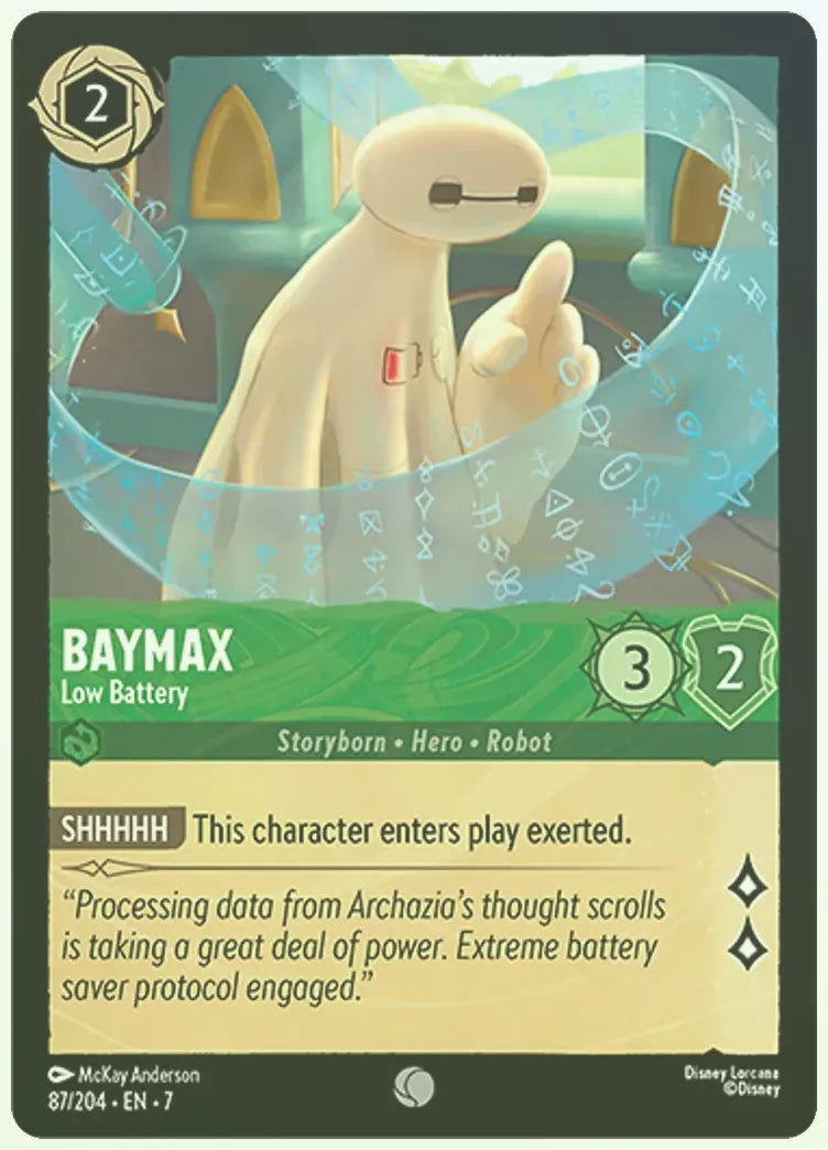 Baymax - Low Battery Foil