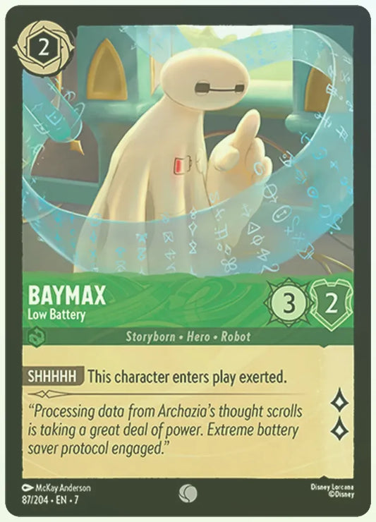 Baymax - Low Battery Foil