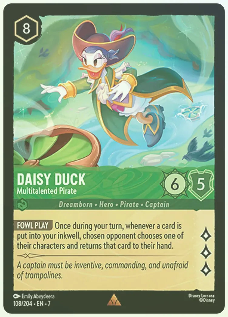 Daisy Duck - Multitalented Pirate Foil