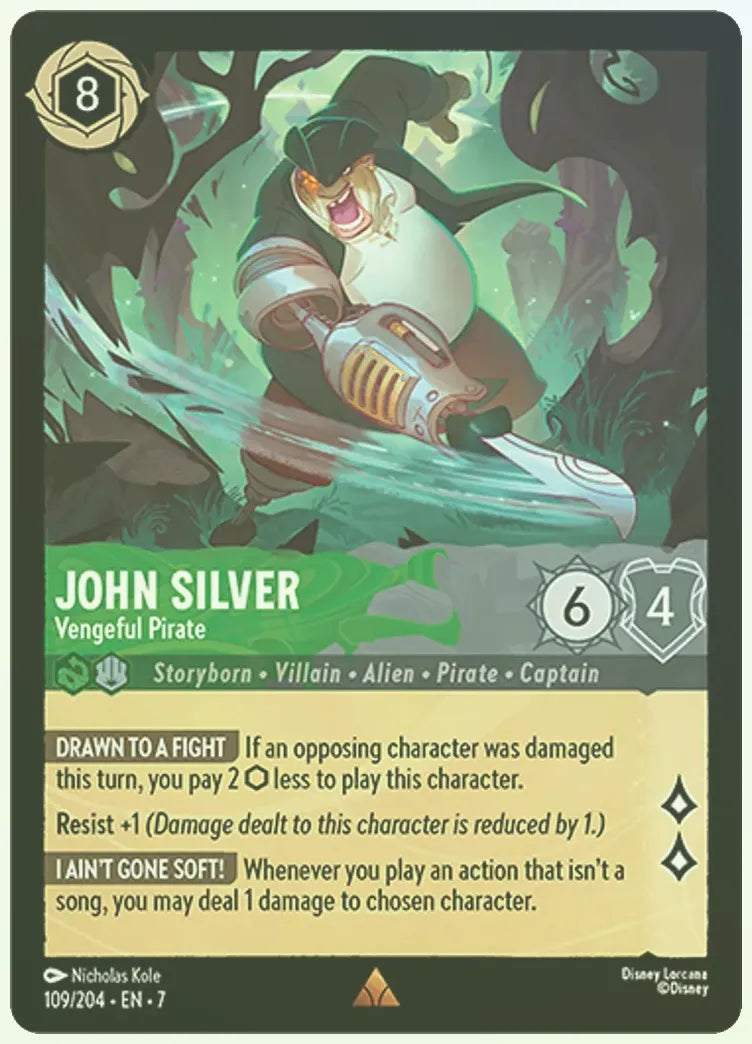 John Silver - Vengeful Pirate Foil