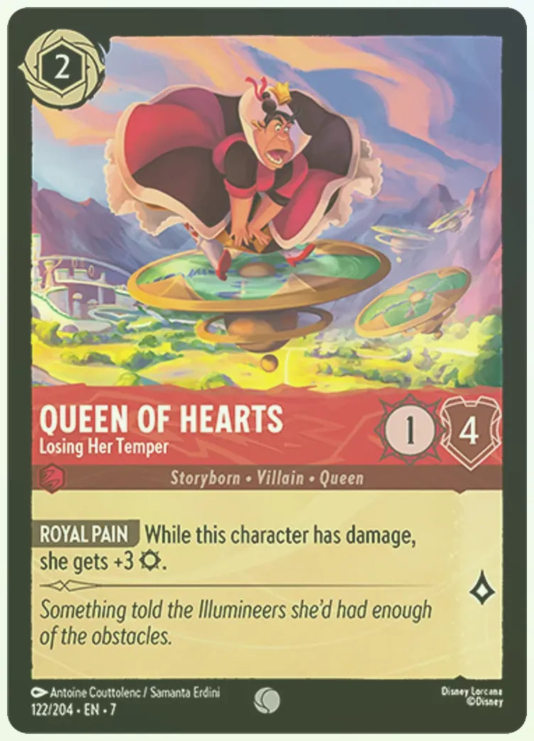 Queen of Hearts - Losing Her Temper Foil